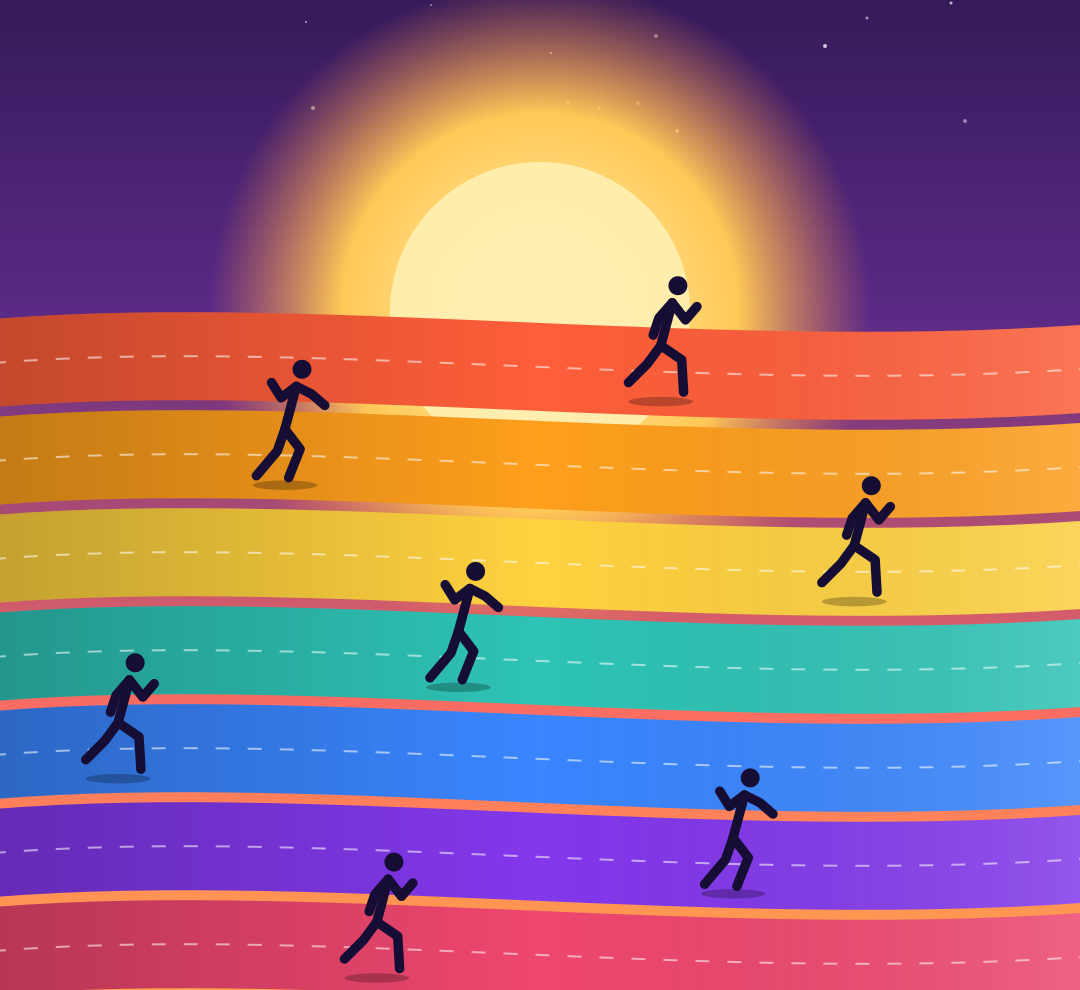Featured image for Every runner has a lane.