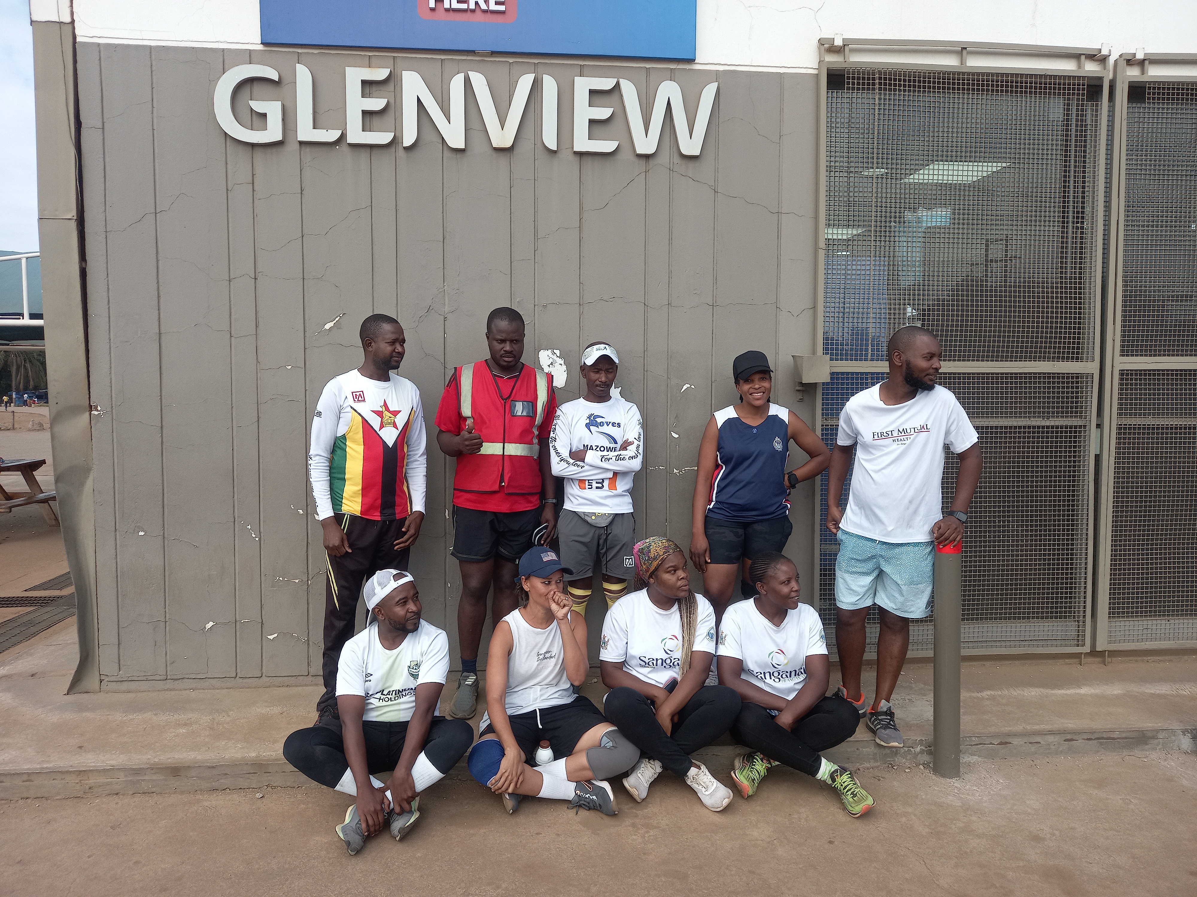 Tracey running with the Glen Striders group